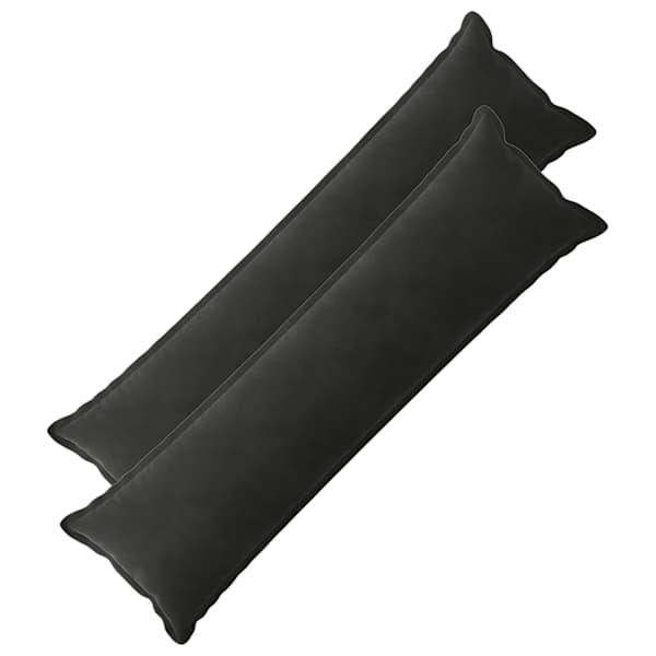 vidaXL Padi padjaga HOUTEN 2 tk Must Samet