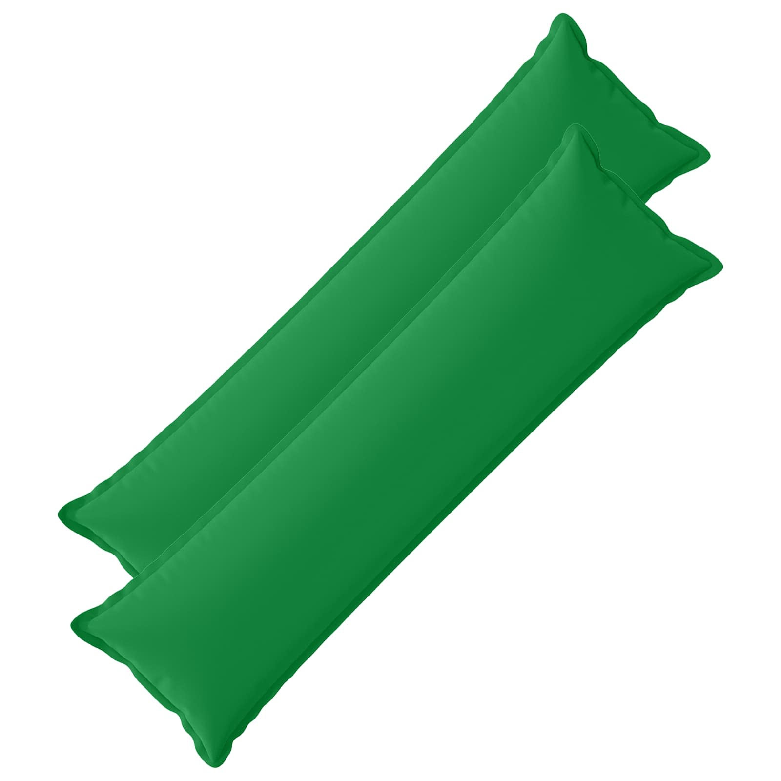 vidaXL Dekenkussen - 2 - st - HOUTEN - Groen - 40 - x - 145 - cm - Polyester, foto 3