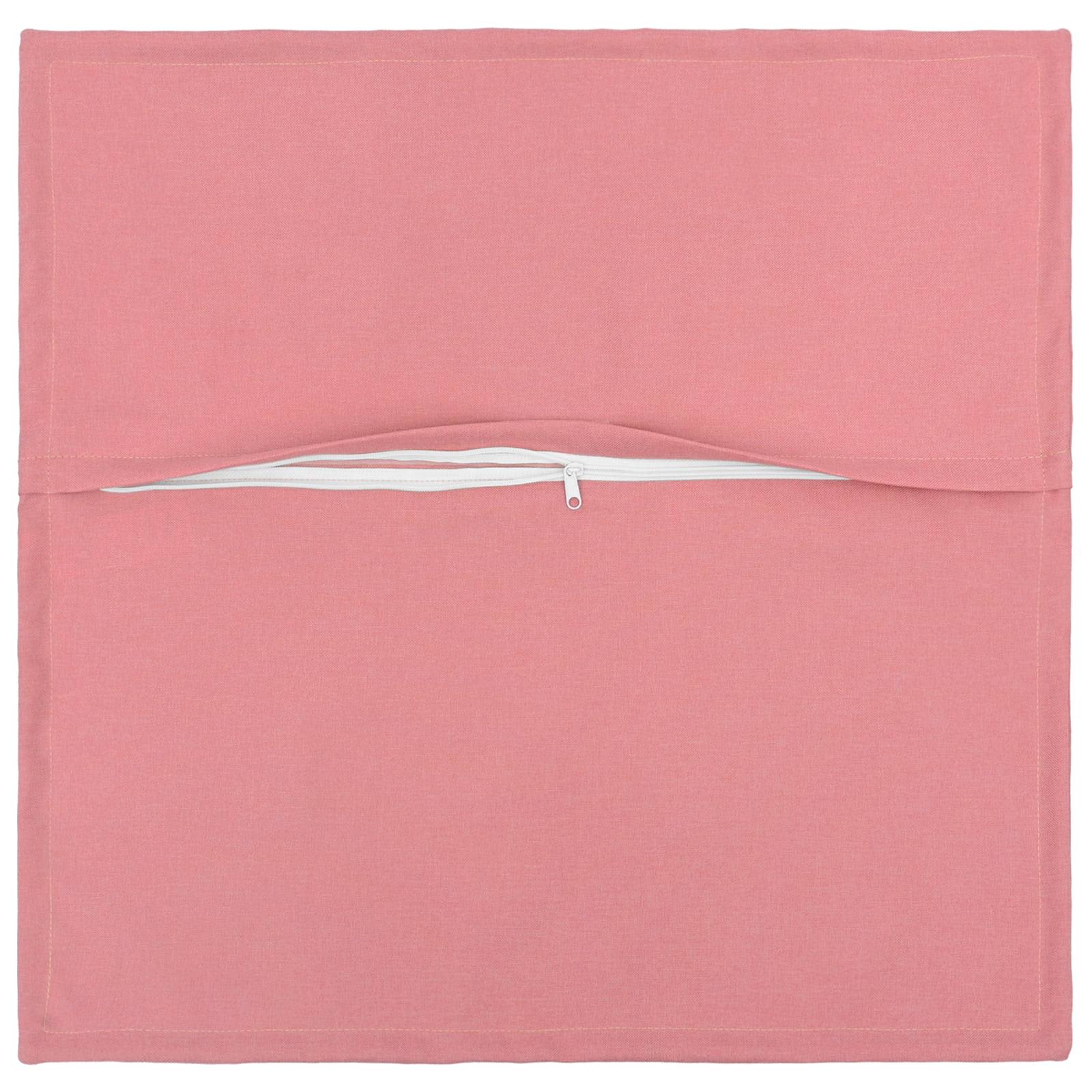 Kussen met kussen HOUTEN 12 st Roze Faux Linnen image 3