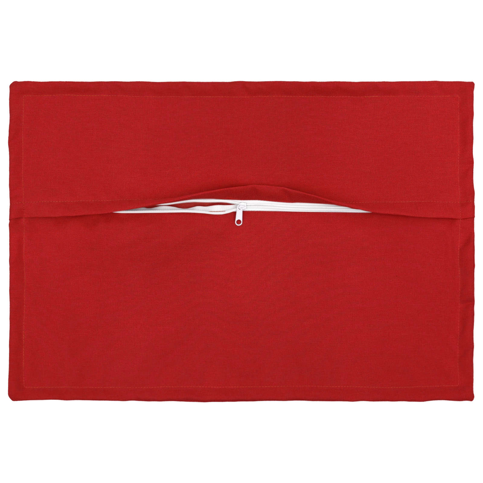 Kussen met kussen HOUTEN 2 st Rood Faux Linnen image 3