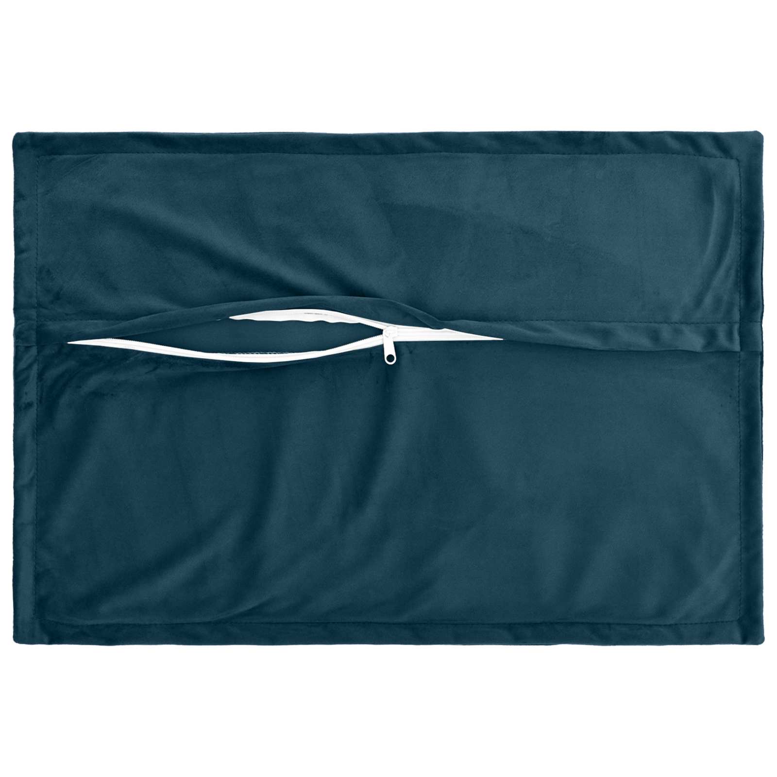 Kussen met kussen HOUTEN 2 st Blauw fluweel image 3