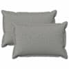 vidaXL Padi padjaga HOUTEN 2 tk Pilvine hall Kunstlinen