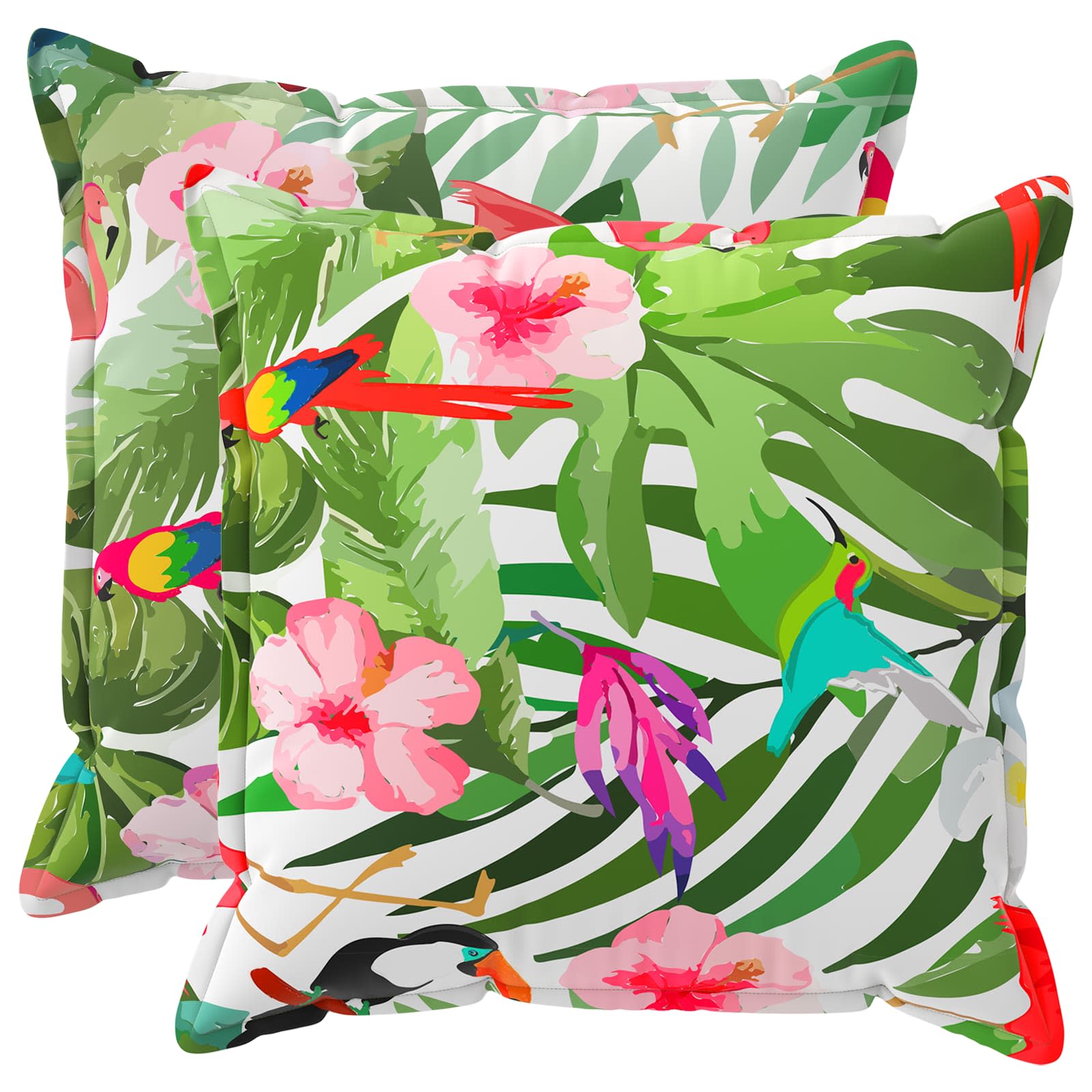 vidaXL Plaid kussen 2 st HOUTEN Meerkleurig 70 x 70 cm Polyester, foto 3