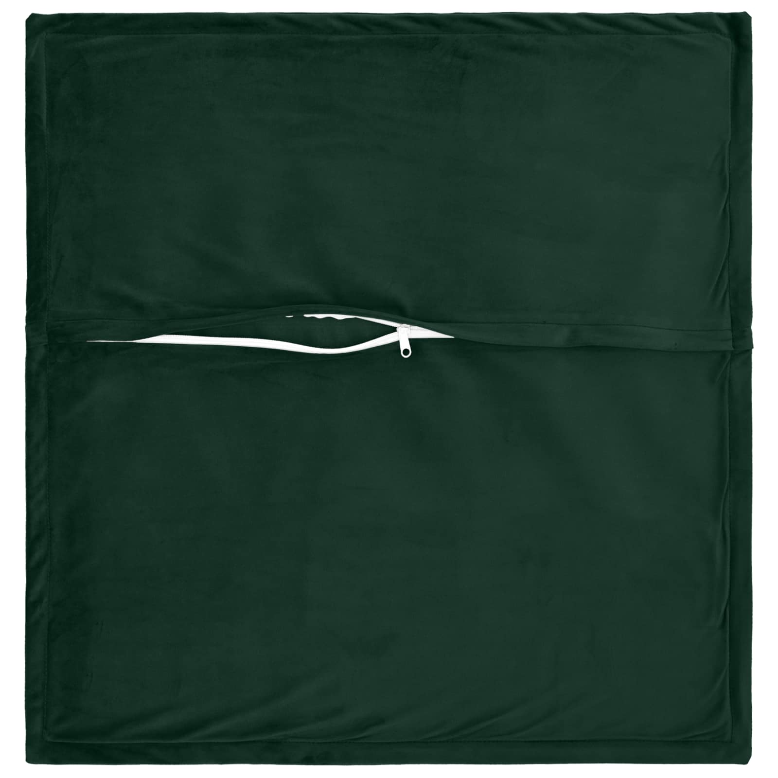 Kussen met kussen HOUTEN 2 st Donkergroen fluweel image 3