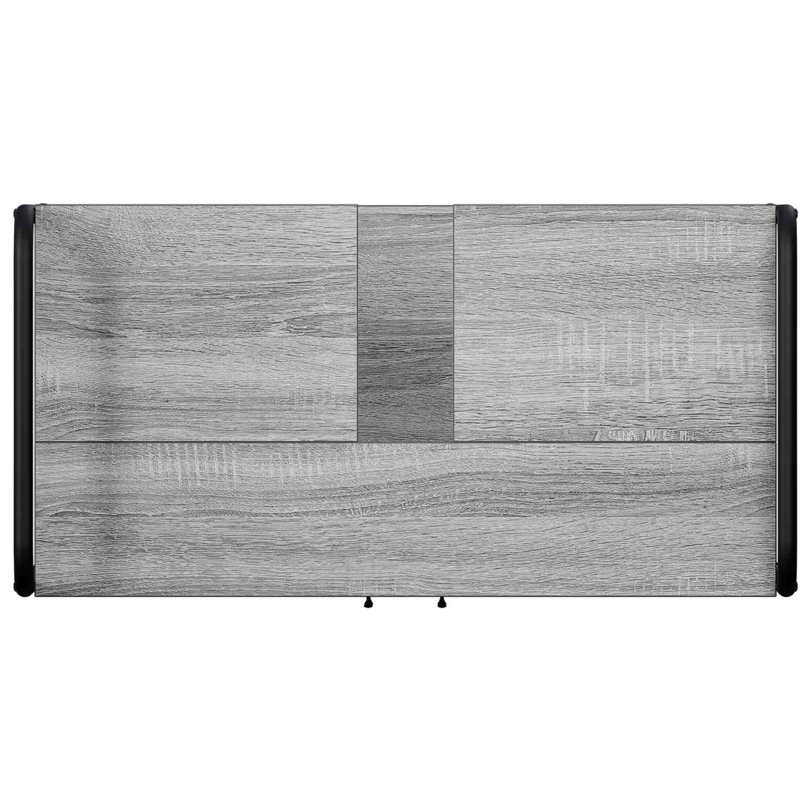 Komplet omaric za kopalnico 2 kos Siva Sonoma 65,5 x 34 x 61 cm