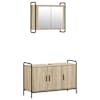 vidaXL Vannitoa kapikomplekt 2 tk Sonoma tamm 65,5 x 34 x 61 cm