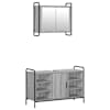 vidaXL Vannitoa kapikomplekt 2 tk Hall Sonoma 65,5 x 34 x 61 cm