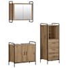 vidaXL Vannitoa kapikomplekt 3 tk Artisan tamm 40 x 36 x 109,5 cm