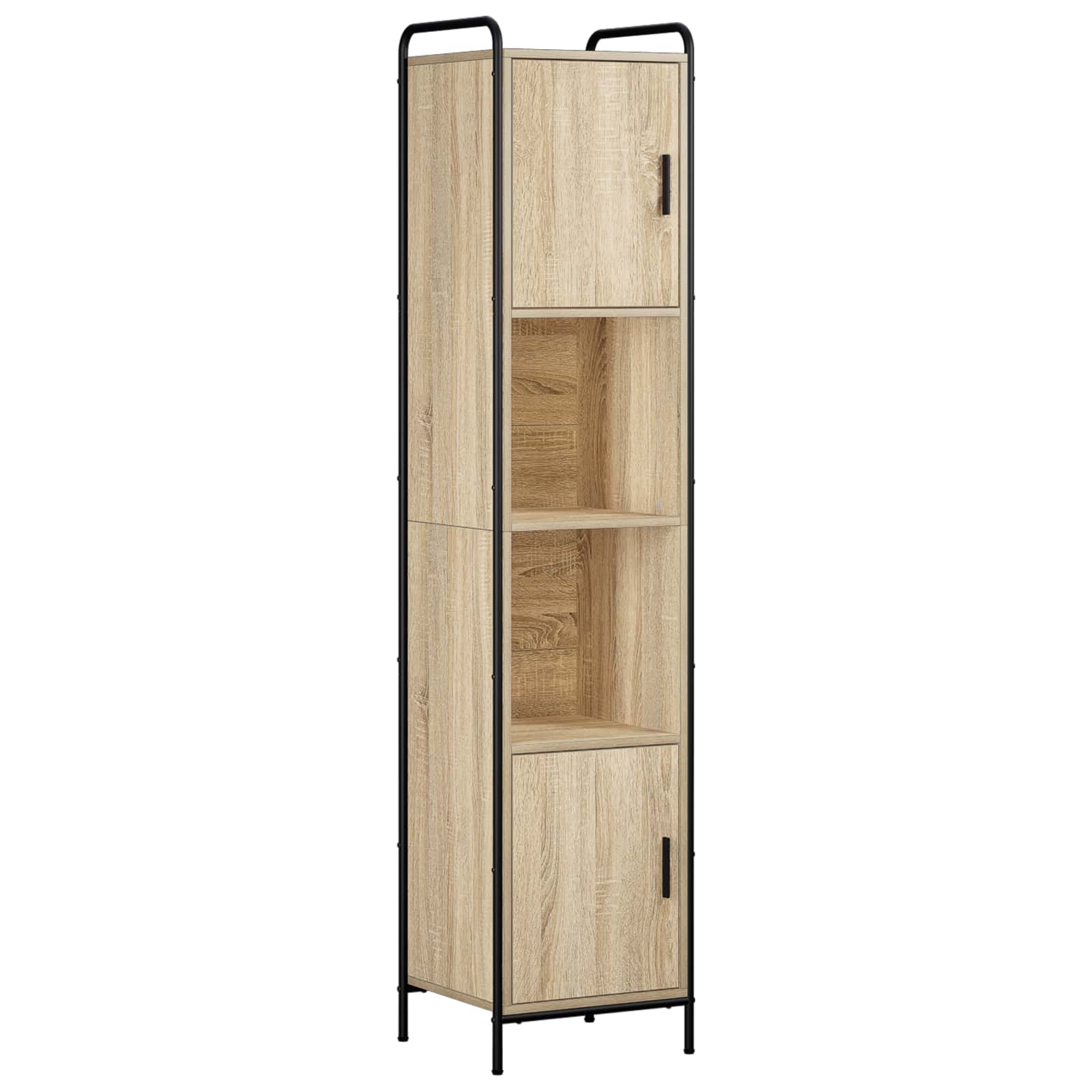 Komplet omaric za kopalnico 3 kos Sonoma hrast 40 x 36 x 181 cm