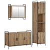 vidaXL Vannitoa kapikomplekt 3 tk Artisan tamm 40 x 36 x 181 cm