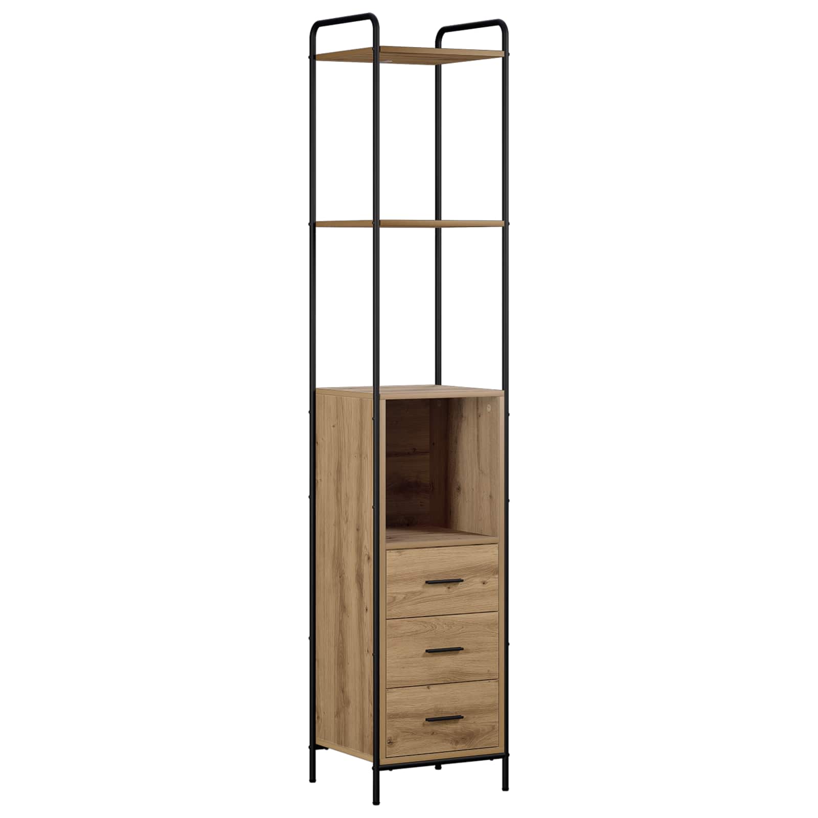Komplet omaric za kopalnico 3 kos Artisan hrast