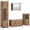 vidaXL Vannitoa kapikomplekt 4 tk Artisan tamm 40 x 36 x 181 cm