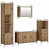 vidaXL Vannitoa kapikomplekt 4 tk Artisan tamm 40 x 36 x 181 cm