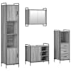 vidaXL Vannitoa kapikomplekt 4 tk Hall Sonoma 40 x 36 x 181 cm