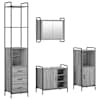 vidaXL Vannitoa kapikomplekt 4 tk Hall Sonoma 40 x 36 x 200,5 cm