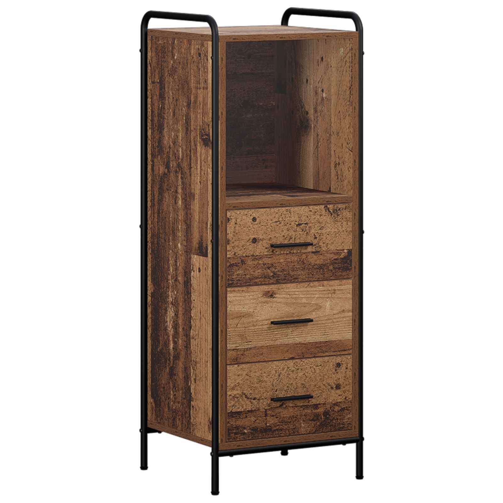 Komplet omaric za kopalnico 4 kos Star les 40 x 36 x 200,5 cm