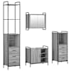 vidaXL Vannitoa kapikomplekt 4 tk Hall Sonoma 40 x 36 x 200,5 cm