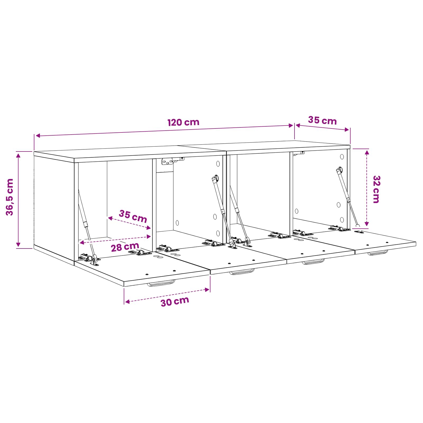 Wall Cabinet size guide
