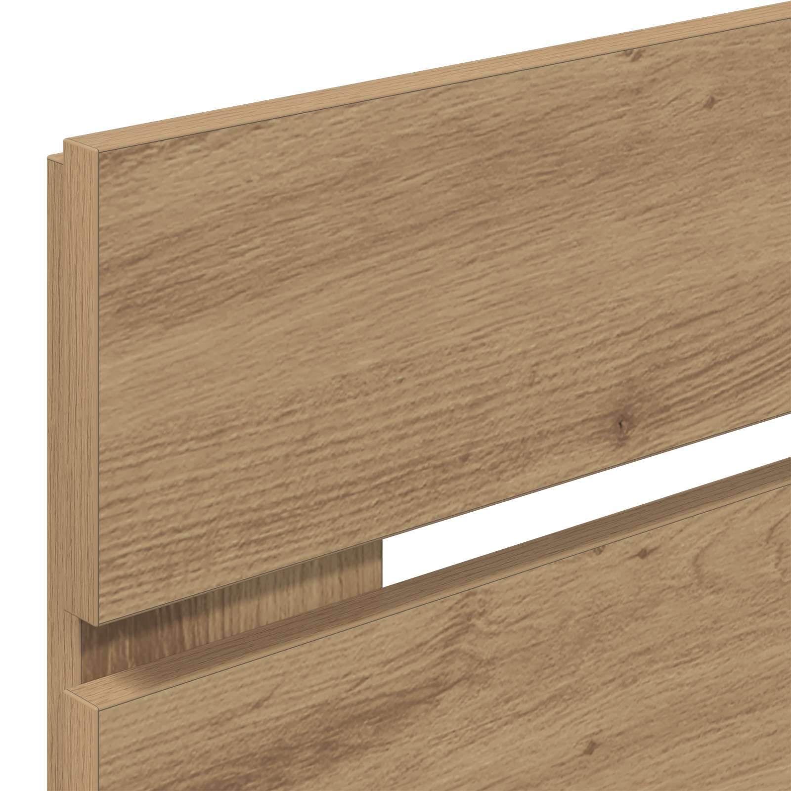 Bed Frame with Storage and Headboard Artisan Oak 160 x 200 cm - Image 6