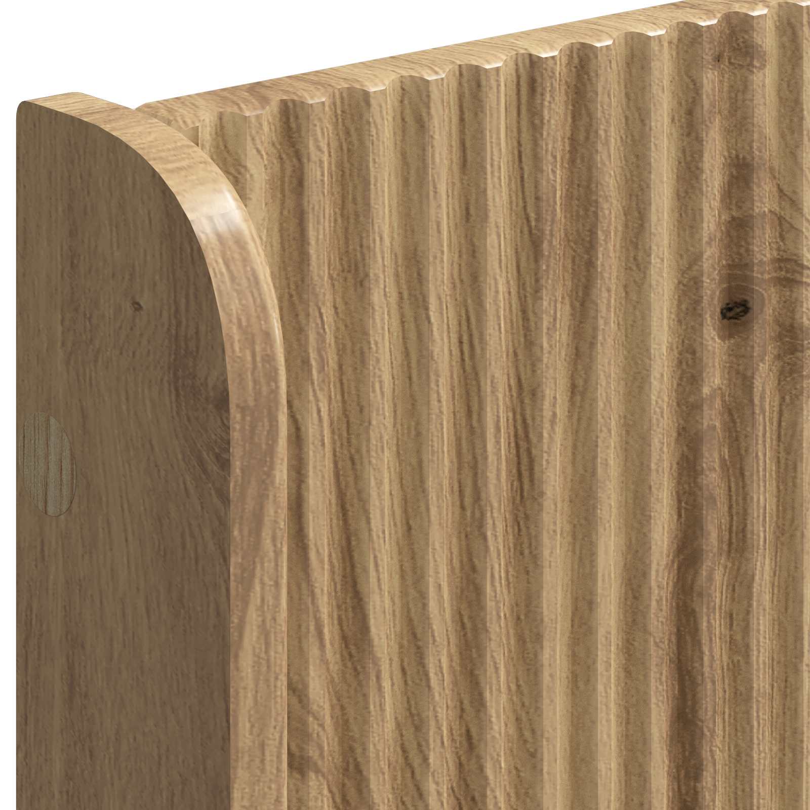 Sängynrunko säilytyksellä ja päänäytöllä Artisan Oak - Image 6