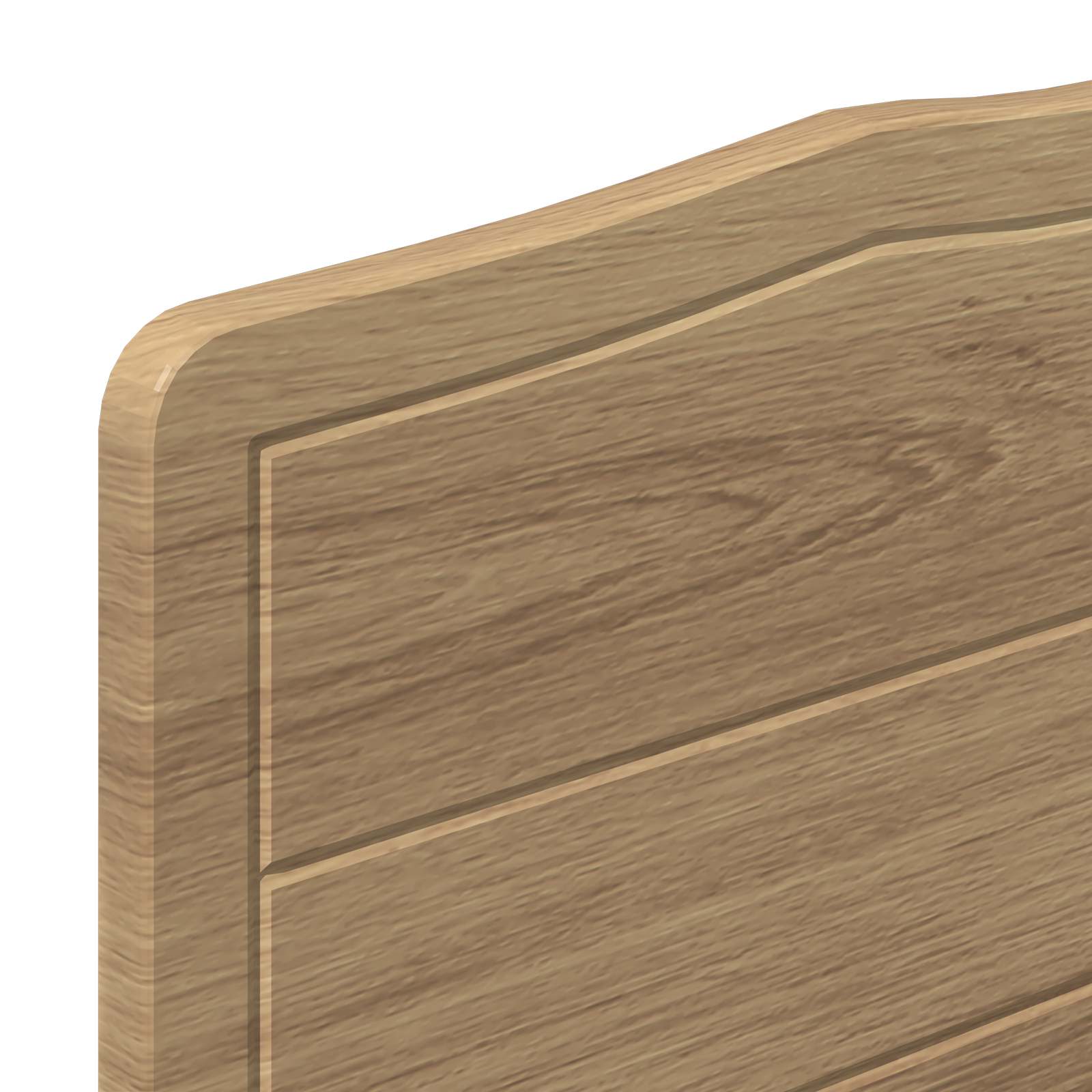 Bed Frame with Storage and Headboard Artisan Oak 140 x 190 cm - Image 6