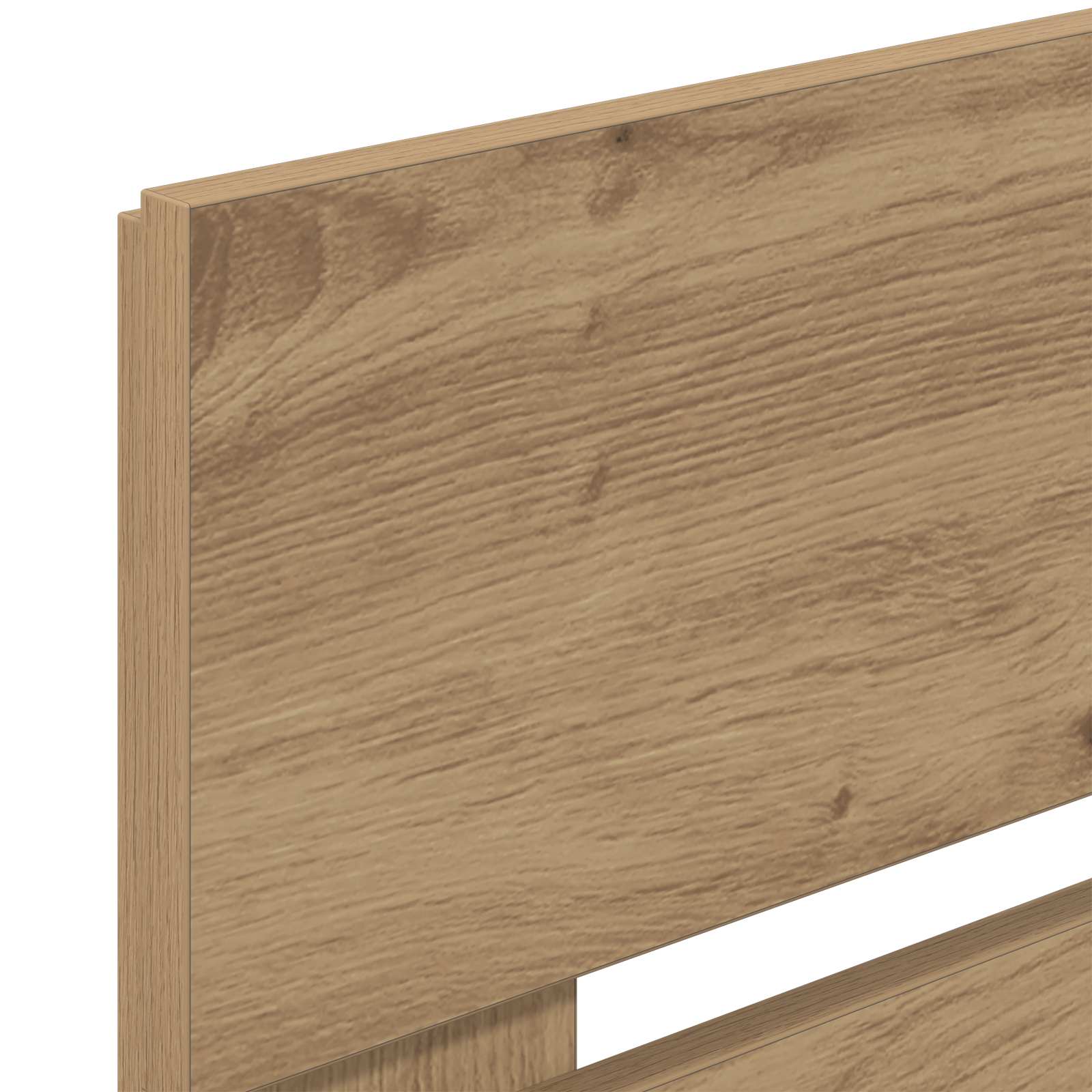 Bed Frame with Storage and Headboard Artisan Oak 180 x 200 cm - Image 6