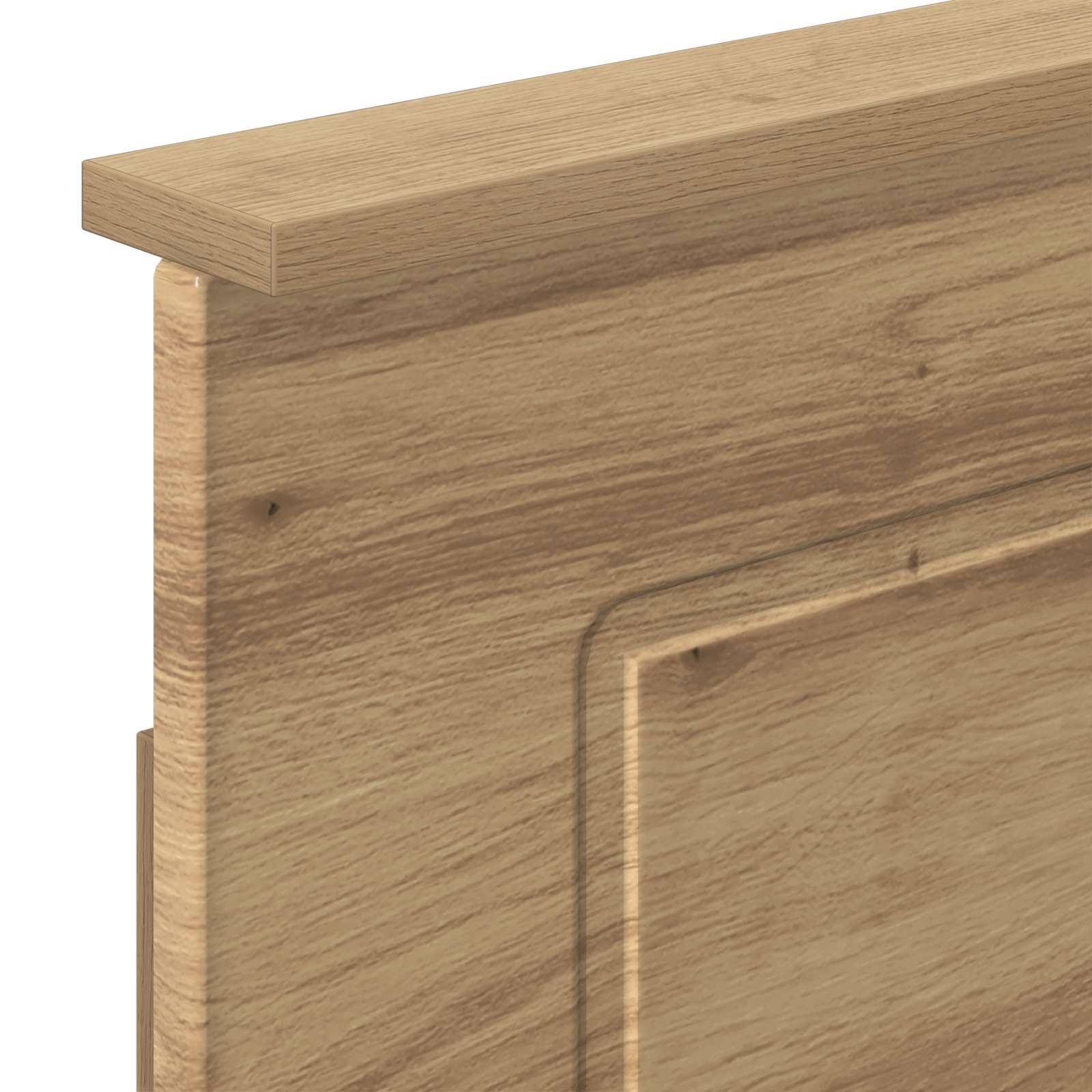Bed Frame with Storage and Headboard Artisan Oak 180 x 200 cm - Image 6