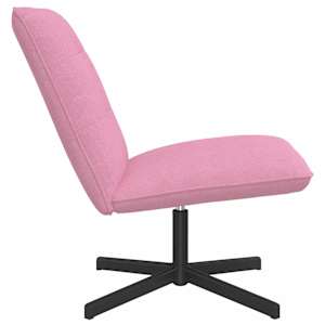 Otočná židle Růžová Textil - obrázek 4