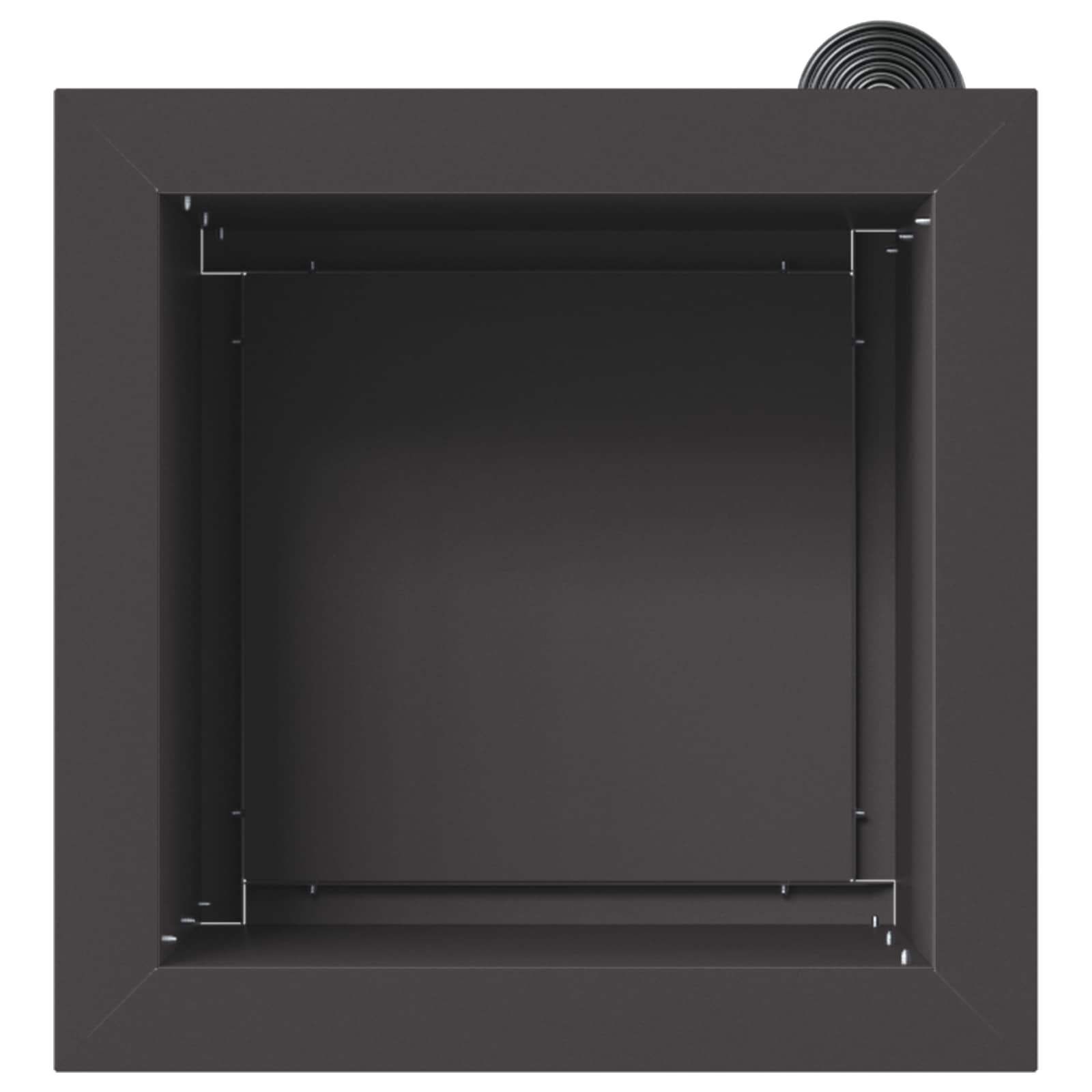 Plantenbak met led Zwart 30 x 30 x 30 cm Staal image 7