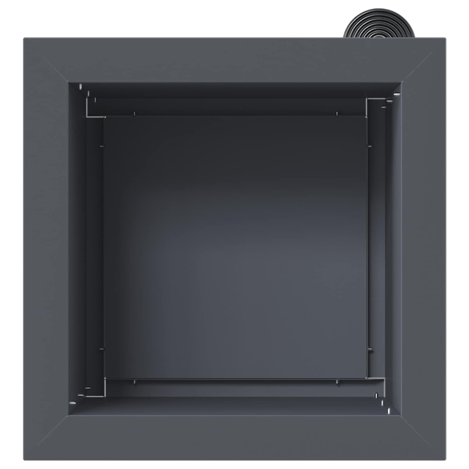 Plantenbak met led Antraciet 30 x 30 x 30 cm Staal image 7