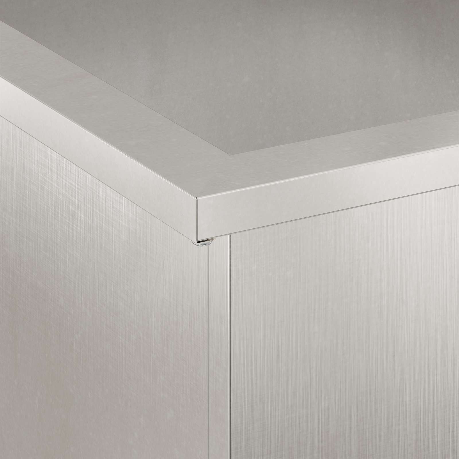 Plantenbak met led zilver 30 x 30 x 30 cm Roestvrij staal image 6