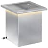 vidaXL LED-valgustusega lillekast H&otilde;bedane 30 x 30 x 30 cm