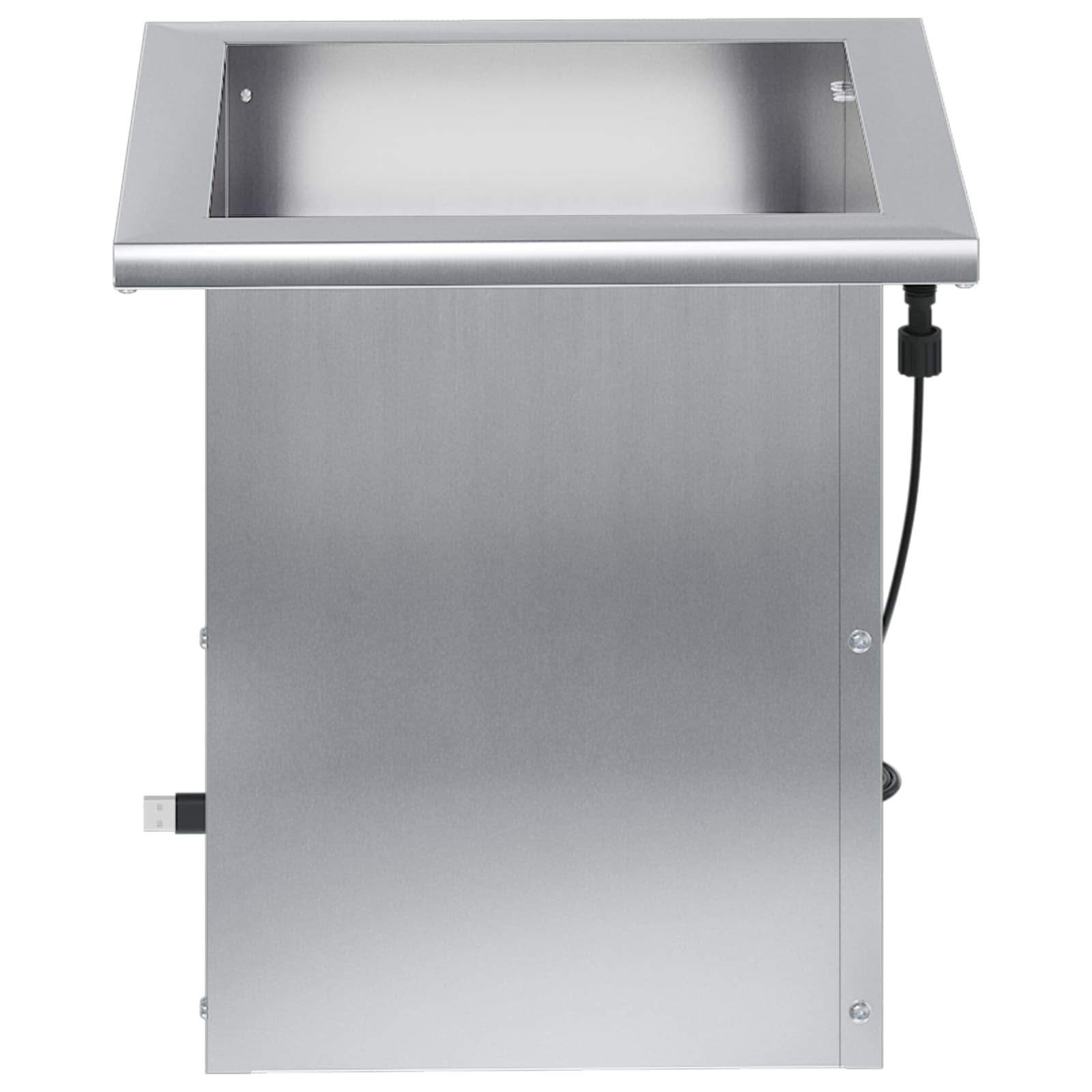 Plantenbak met led zilver 30 x 30 x 30 cm Gegalvaniseerd staal image 5