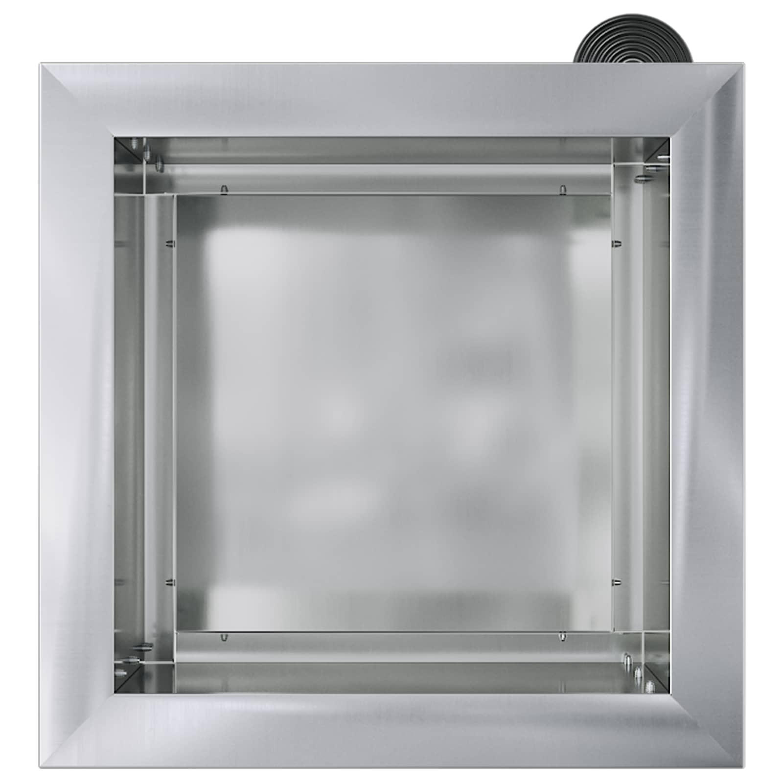 Plantenbak met led 2 st zilver 30 x 30 x 30 cm image 7