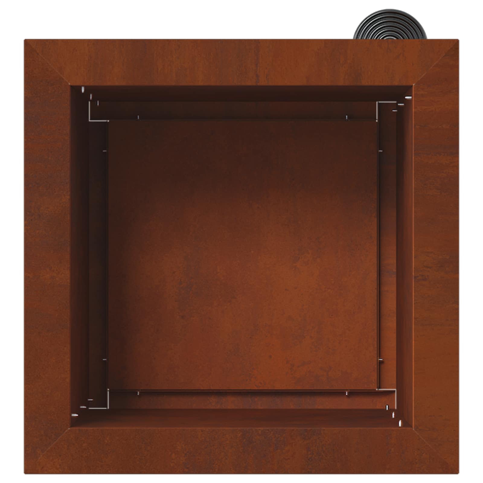 Plantenbak met led Roestkleurig 30 x 30 x 30 cm weervast staal image 8
