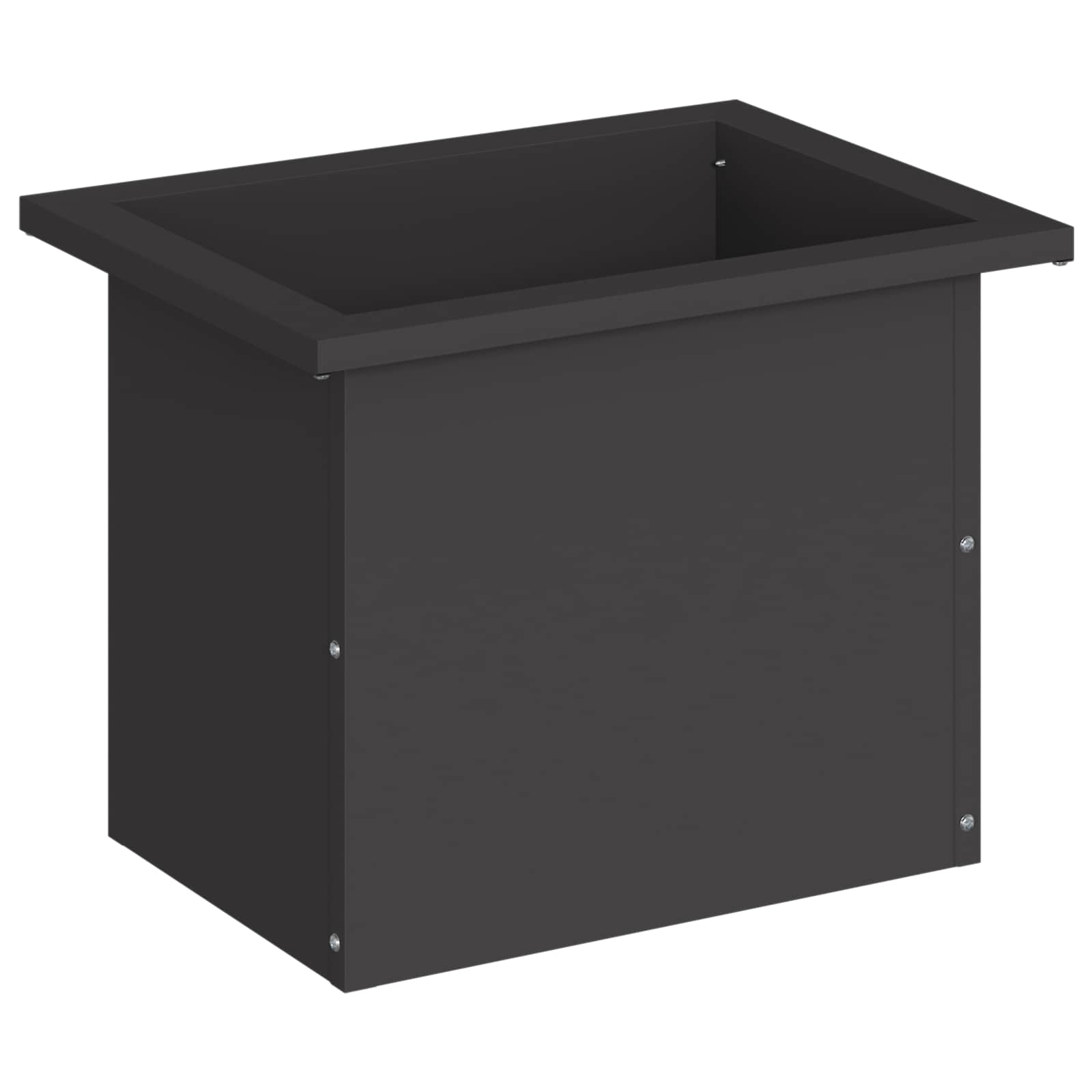 Plantenbak met led Zwart 30 x 40 x 30 cm Staal image 4