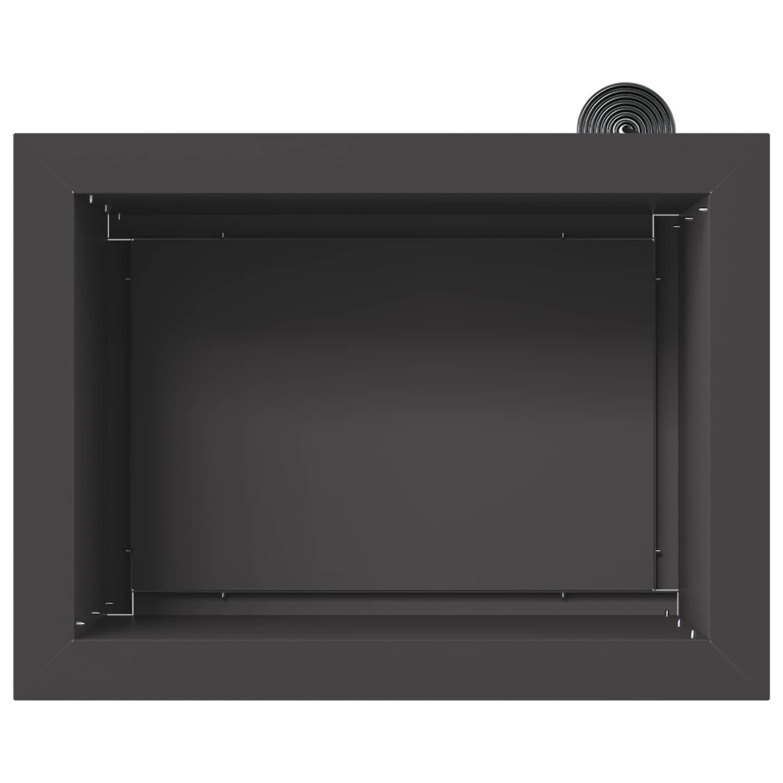 Plantenbak met led Zwart 30 x 40 x 30 cm Staal image 7