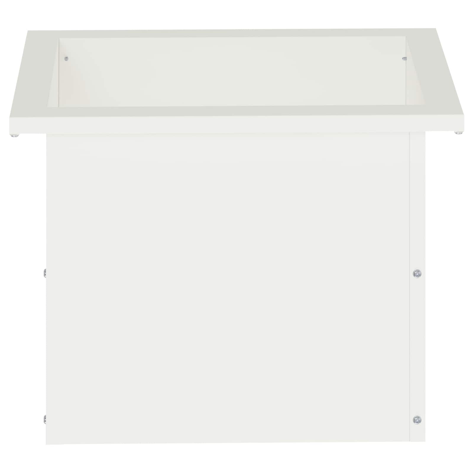 Plantenbak met led Wit 30 x 40 x 30 cm Staal image 5