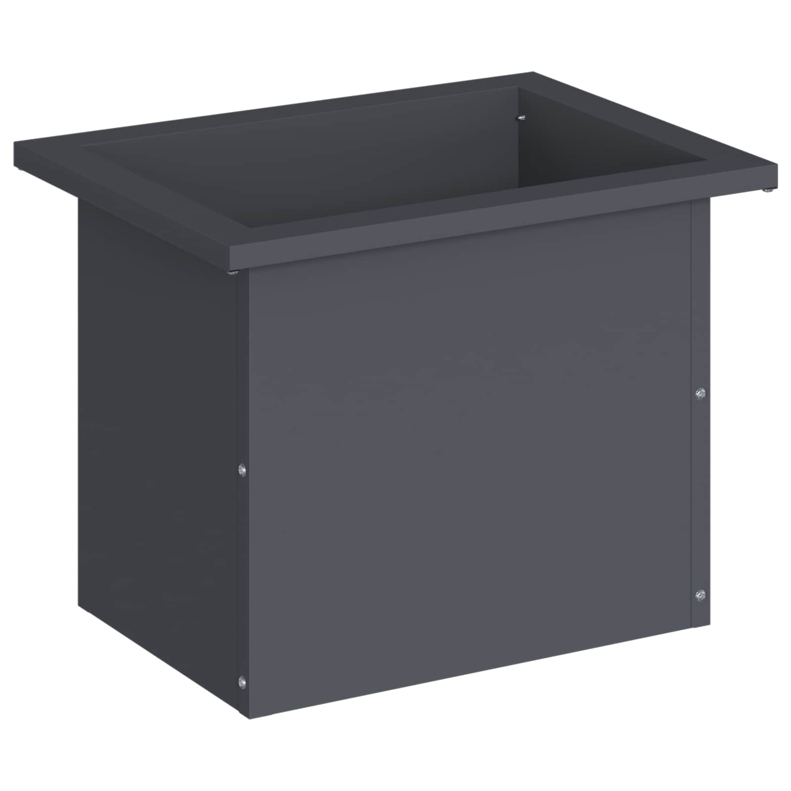 Plantenbak met led Antraciet 30 x 40 x 30 cm Staal image 4