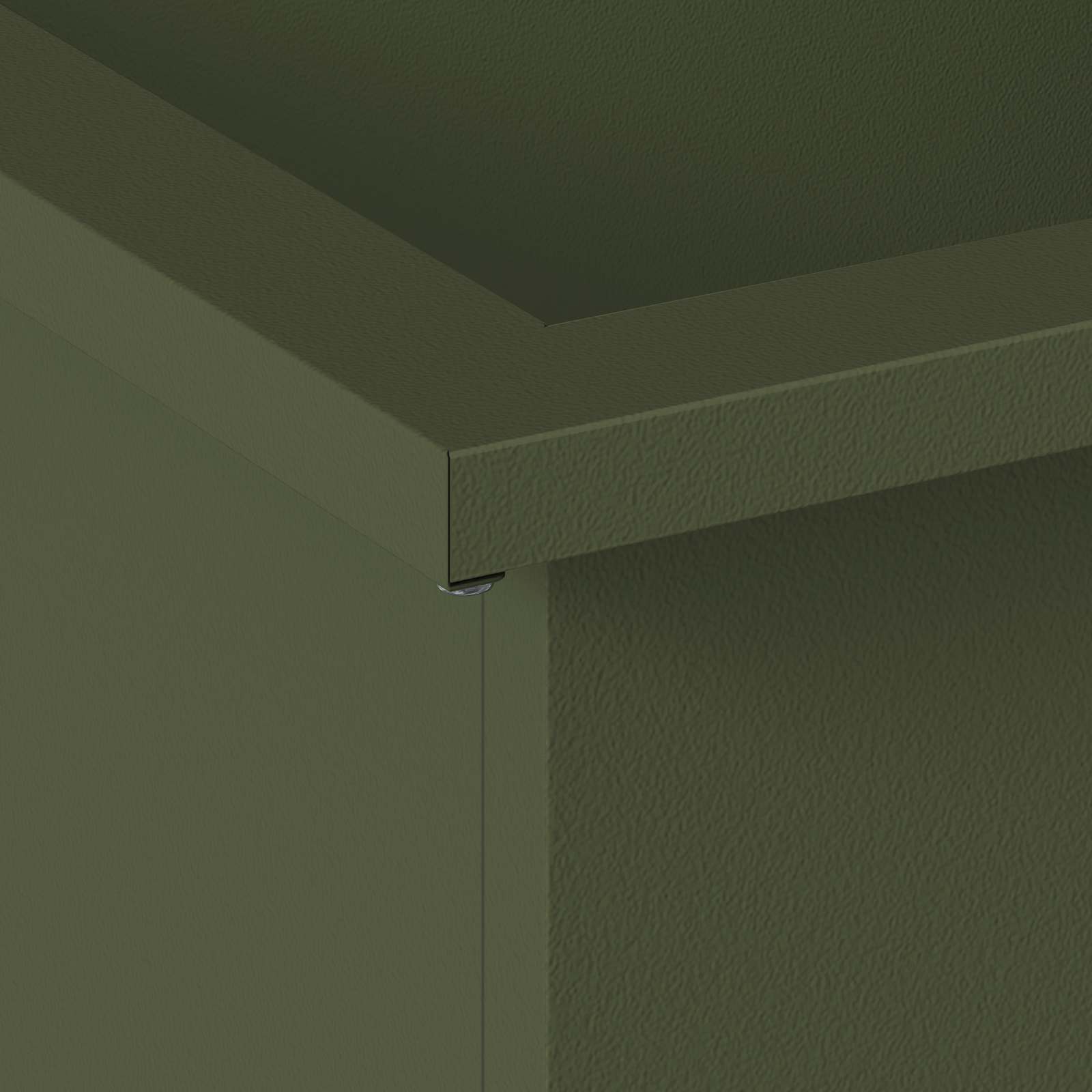 Plantenbak met led 2 st Olijfgroen 30 x 40 x 30 cm Staal image 8