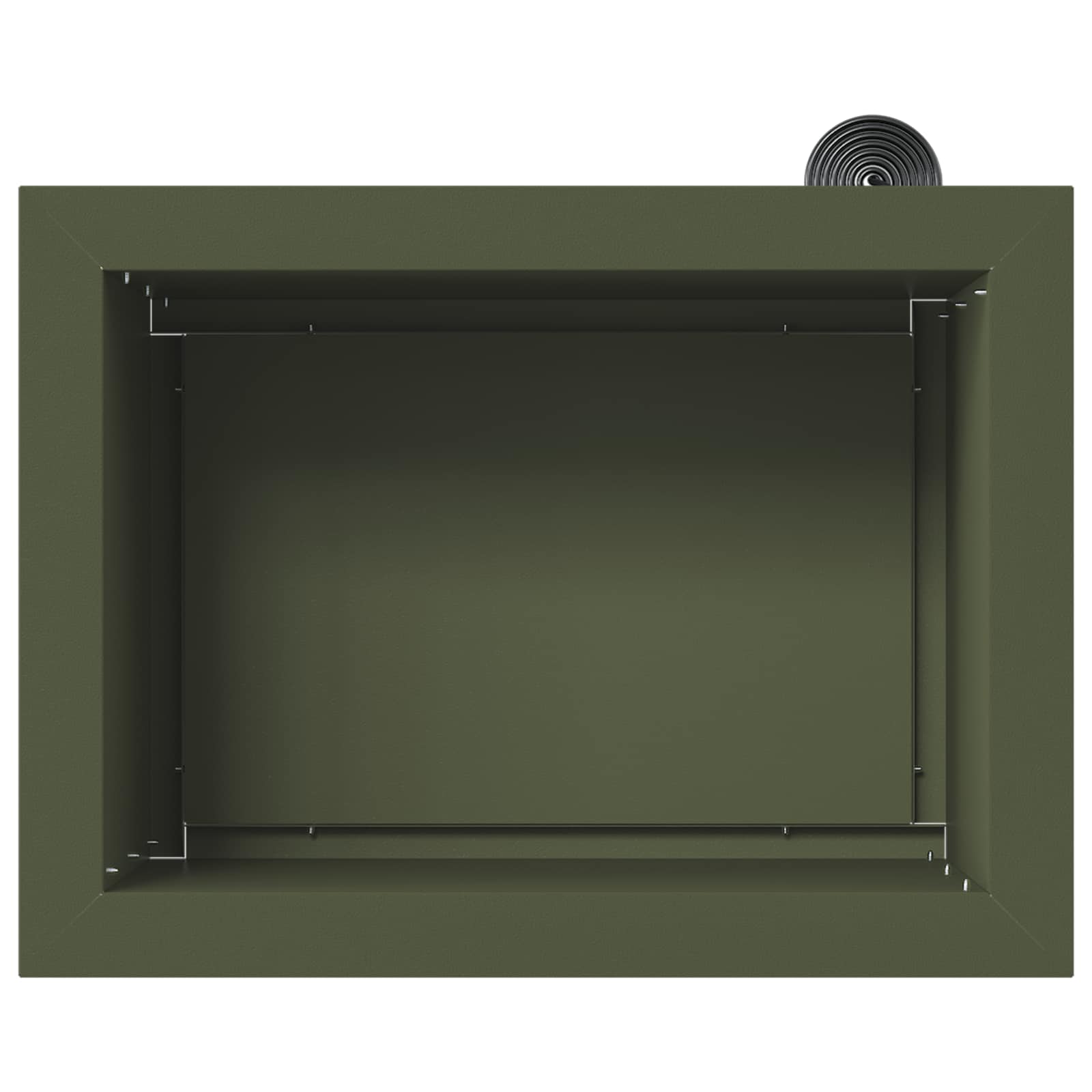 Plantenbak met led 2 st Olijfgroen 30 x 40 x 30 cm Staal image 7