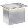 vidaXL LED-valgustusega lillekast H&otilde;bedane 30 x 40 x 30 cm