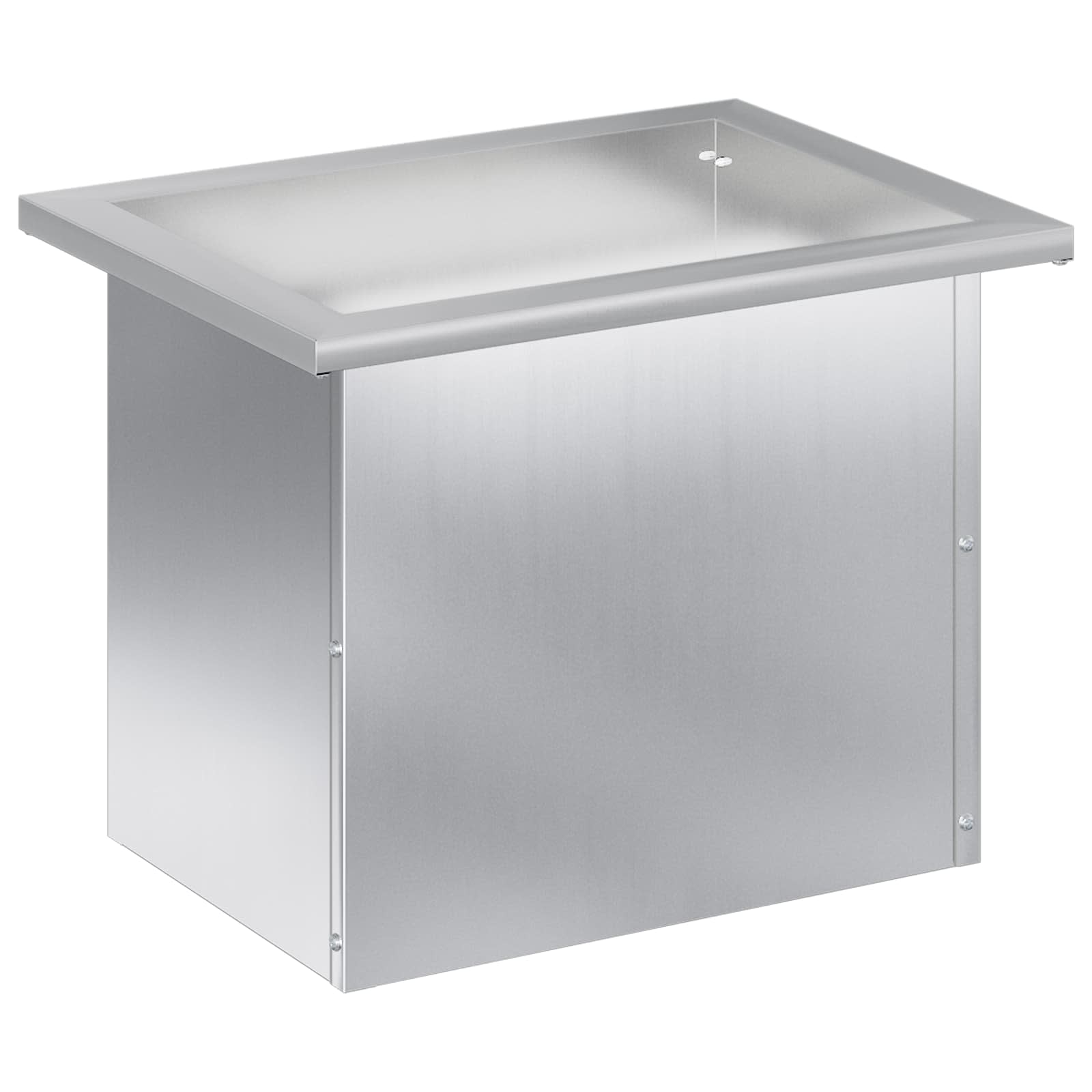 Plantenbak met led zilver 30 x 40 x 30 cm Gegalvaniseerd staal image 4