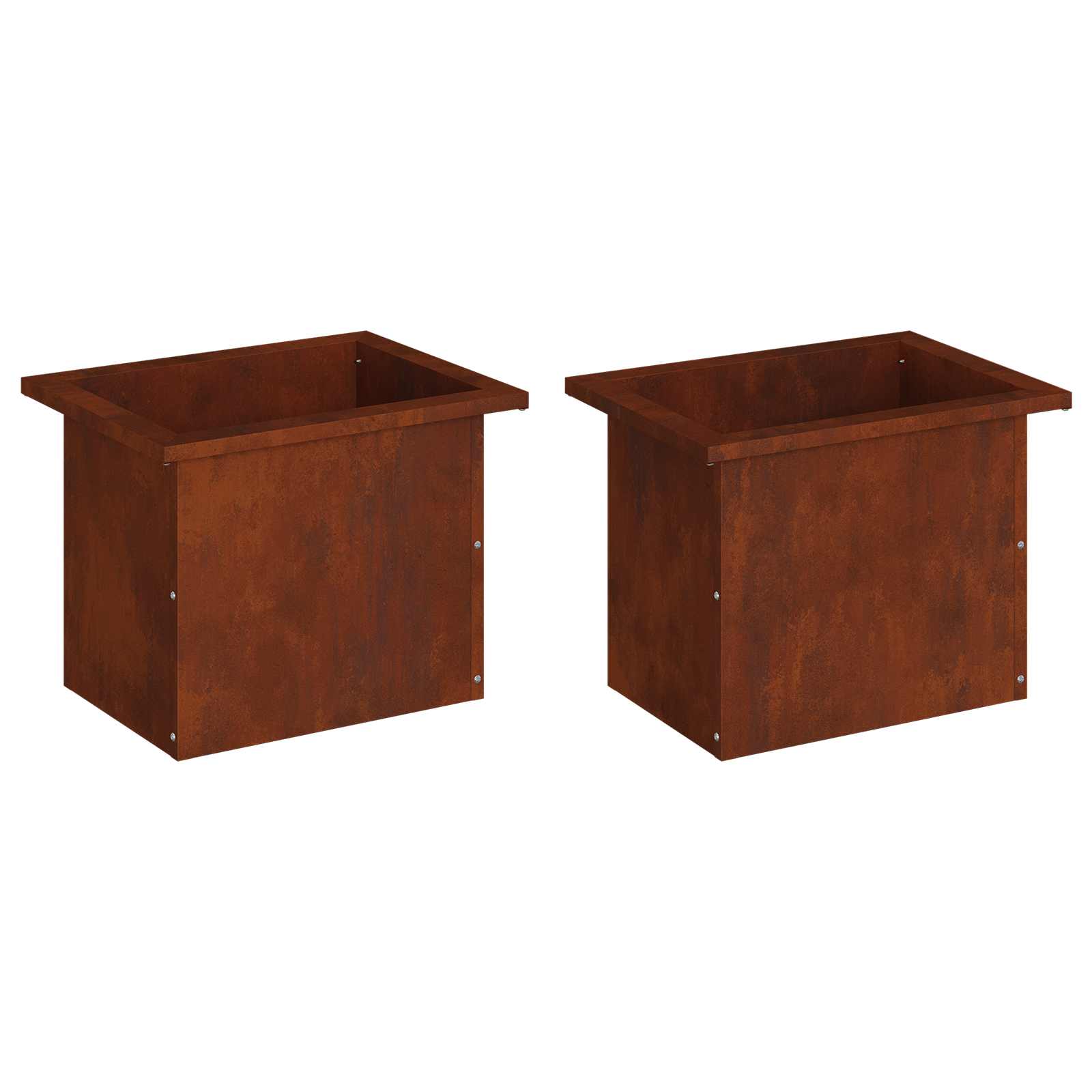 Plantenbak met led 2 st Roestkleurig 30 x 40 x 30 cm image 4
