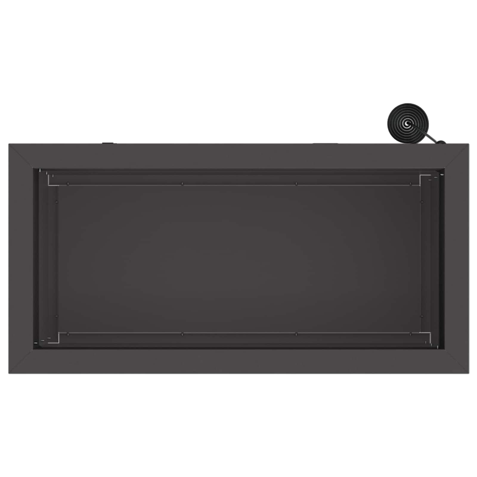 Plantenbak met led Zwart 30 x 60 x 30 cm Staal image 8