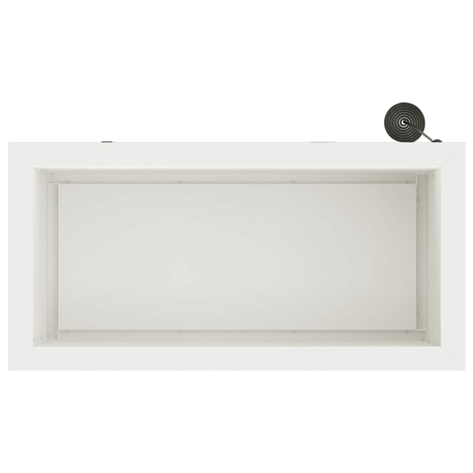 Plantenbak met led Wit 30 x 60 x 30 cm Staal image 8