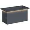 vidaXL LED-valgustusega lillekast Antriit 30 x 60 x 30 cm Teras