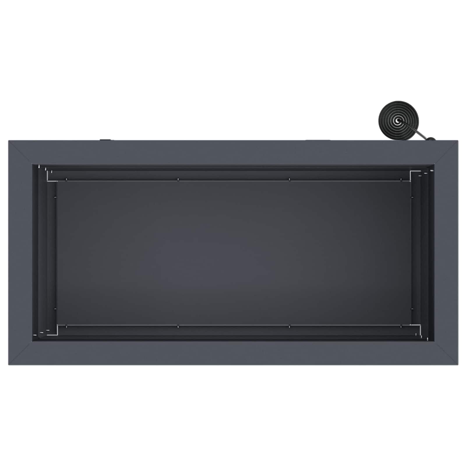 Plantenbak met led Antraciet 30 x 60 x 30 cm Staal image 8