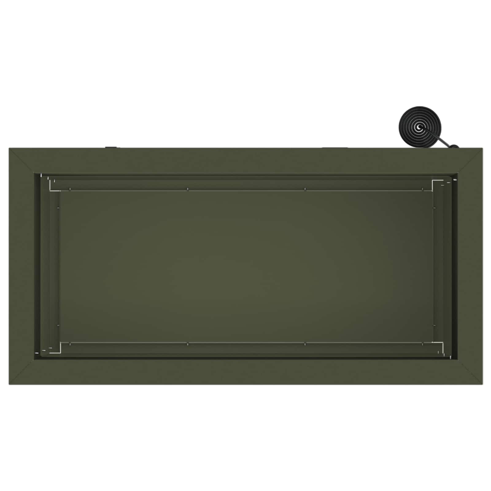 Plantenbak met led 2 st Olijfgroen 30 x 60 x 30 cm Staal image 8