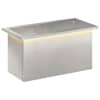 vidaXL LED-valgustusega lillekast H&otilde;bedane 30 x 60 x 30 cm